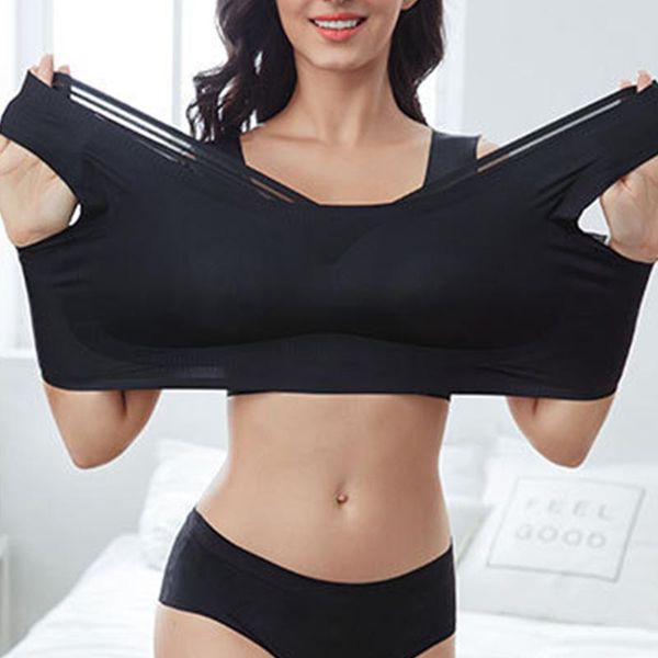 bras gathering women simple solid comfortable sport bustier padded seamless underwear women's intimates push up brassiere, Red;black
bras gathering women simple solid comfortable sport bustier padded seamless underwear women's intimates push up brassiere, Red;black