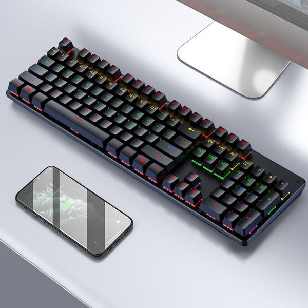 mechanical keyboard gaming kit black blue switch wired pc gamer rainbow backlight computer keyboards backlit game
mechanical keyboard gaming kit black blue switch wired pc gamer rainbow backlight computer keyboards backlit game