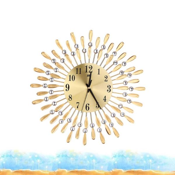 wall clocks art metal diamonds clock modern silent hanging decor for living room bedroom office (golden)
wall clocks art metal diamonds clock modern silent hanging decor for living room bedroom office (golden)