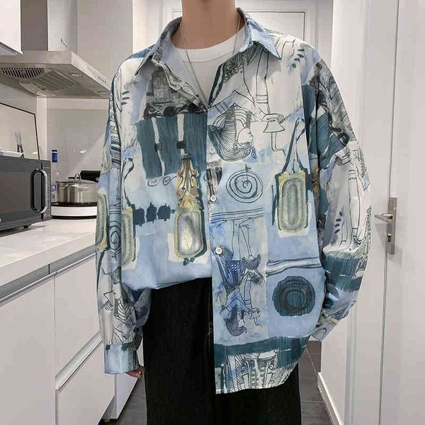 men's casual shirts autumn clothing long sleeve hawaiian shirt flower colour printing french cuff mens camisa masculina -2xl z3xs, White;black
men's casual shirts autumn clothing long sleeve hawaiian shirt flower colour printing french cuff mens camisa masculina -2xl z3xs, White;black
