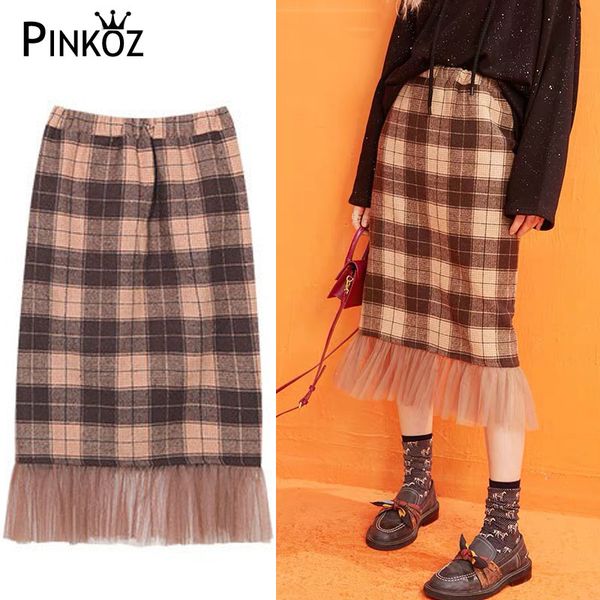 plaid mesh contrast women long skirts spring british mid waist straight ol daily patchwork ruffles midi skirt 210421, Black;white
plaid mesh contrast women long skirts spring british mid waist straight ol daily patchwork ruffles midi skirt 210421, Black;white