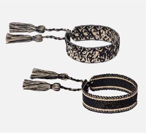 brand jewelry 30 colors cotton rope woven bracelets letter signature embroidery bangle for women tassel lace-up bracelets, Golden;silver
brand jewelry 30 colors cotton rope woven bracelets letter signature embroidery bangle for women tassel lace-up bracelets, Golden;silver