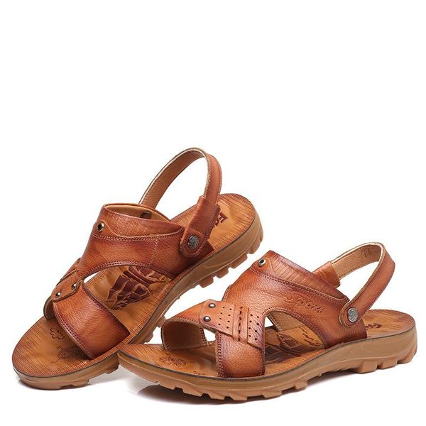 slippers 9886 fashion men beach shoes slippery and breathable sneakers genuine leather sandals, Black
slippers 9886 fashion men beach shoes slippery and breathable sneakers genuine leather sandals, Black