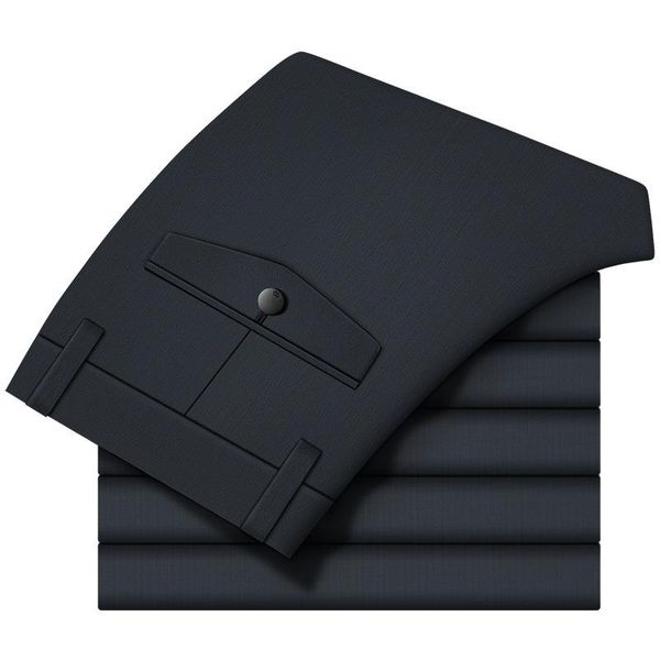 men's pants casual spring and summer thin style comfortable drop feeling trousers business height elastic, Black
men's pants casual spring and summer thin style comfortable drop feeling trousers business height elastic, Black