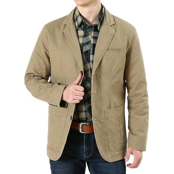 men's jackets spring autumn blazer jacket men single breasted turn down collar slim fit clothing plus size m-4xl coat chaquetas hombre, Black;brown
men's jackets spring autumn blazer jacket men single breasted turn down collar slim fit clothing plus size m-4xl coat chaquetas hombre, Black;brown