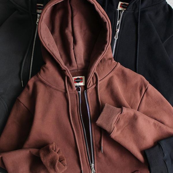 men's hoodies & sweatshirts autumn winter cardigan for fashion long sleeved hooded thickened plus velvet heavy weight casual sportwear, Black
men's hoodies & sweatshirts autumn winter cardigan for fashion long sleeved hooded thickened plus velvet heavy weight casual sportwear, Black