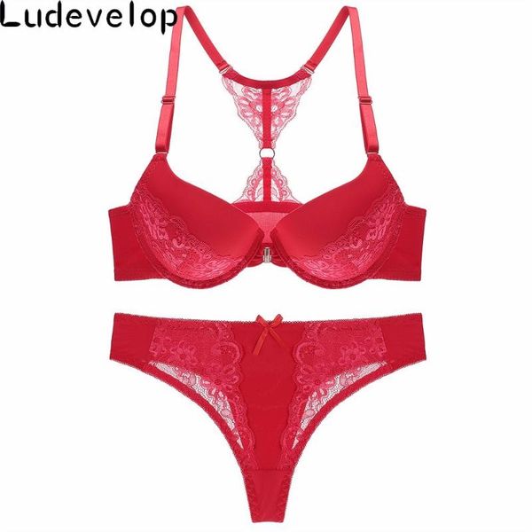 bras sets women' floral lace front closure brassiere y-line straps bra thong comfortable girls push up underwear set, Red;black
bras sets women' floral lace front closure brassiere y-line straps bra thong comfortable girls push up underwear set, Red;black