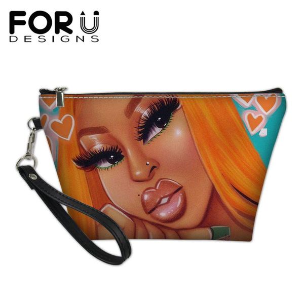 cosmetic bags & cases forudesigns black girl art printing travel toiletry bag organizer water resistant large makeup case organizador bolso
cosmetic bags & cases forudesigns black girl art printing travel toiletry bag organizer water resistant large makeup case organizador bolso
