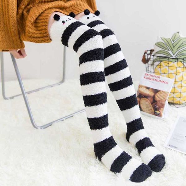 coral fleece long women's socks over knee winter leg warm walk in home floor socks harajuku animal modeling cozy thigh high sock, Silver
coral fleece long women's socks over knee winter leg warm walk in home floor socks harajuku animal modeling cozy thigh high sock, Silver