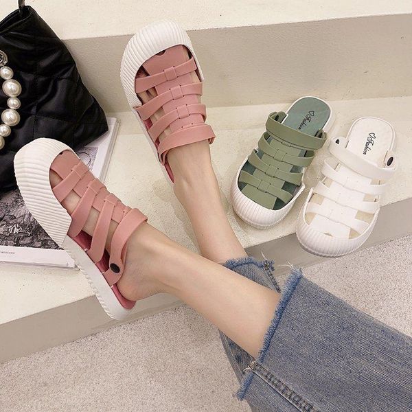 sandals luxury baotou women's roman antiskid soft bottom beach summer fashion two shoes, Black
sandals luxury baotou women's roman antiskid soft bottom beach summer fashion two shoes, Black