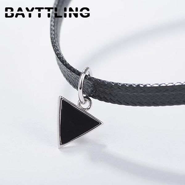 chains bayttling 925 silver rope chain necklace triangle pendant for woman fashion jewelry gift
chains bayttling 925 silver rope chain necklace triangle pendant for woman fashion jewelry gift