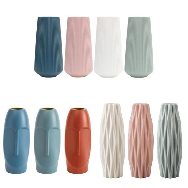 nordic vase plastic imitation glaze simple and creative floristry dry wet flower arrangement home decoration ornament vases
nordic vase plastic imitation glaze simple and creative floristry dry wet flower arrangement home decoration ornament vases