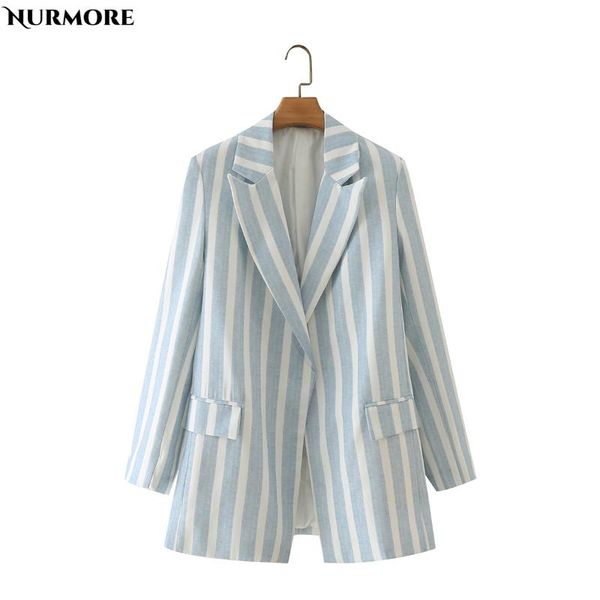 women's suits & blazers nurmore fashion blazer women coat tailored woman female basic ladies stripe shirts overcoat clothes, White;black
women's suits & blazers nurmore fashion blazer women coat tailored woman female basic ladies stripe shirts overcoat clothes, White;black