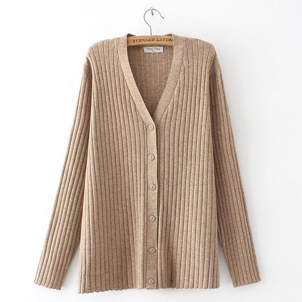 women's knits & tees cardigan women vertical striped sweaters autumn winter loose v neck knitted single breasted jumper oversize knitw, White
women's knits & tees cardigan women vertical striped sweaters autumn winter loose v neck knitted single breasted jumper oversize knitw, White