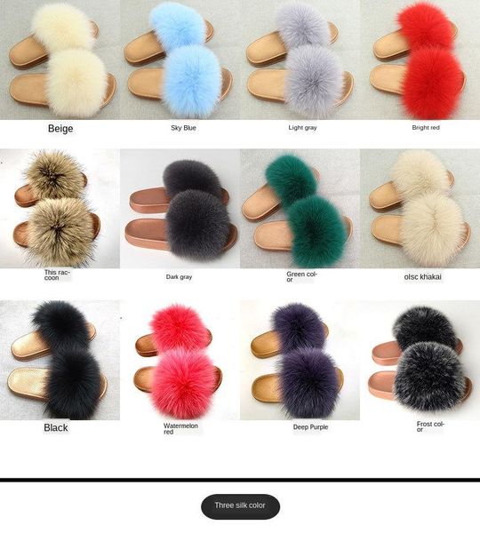 hair slippers female household fashion non-slip pvc flip-flops wear fur casual beach shoes, Black
hair slippers female household fashion non-slip pvc flip-flops wear fur casual beach shoes, Black