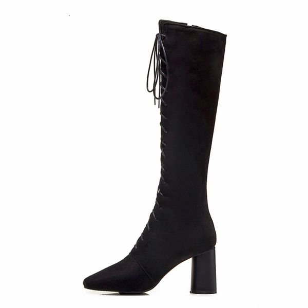boots coolcept women knee high solid color black cross strap zipper heel shoes woman winter footwear plus size 32-481 qwhk
boots coolcept women knee high solid color black cross strap zipper heel shoes woman winter footwear plus size 32-481 qwhk