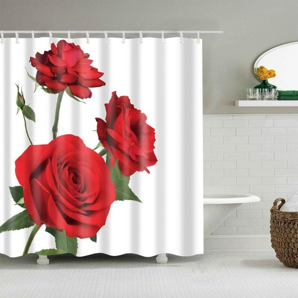 plant shower curtain rose leaf white fashion bath accessories with 12 hooks curtains
plant shower curtain rose leaf white fashion bath accessories with 12 hooks curtains