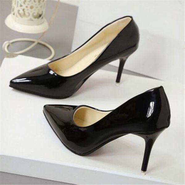 2021 Spring Fashion Woman Shoes Pointed Fine with Heels Shallow Mouth High Heels Patent Leather Summer Pumps Shoes Mujer 7cm, Gray
2021 Spring Fashion Woman Shoes Pointed Fine with Heels Shallow Mouth High Heels Patent Leather Summer Pumps Shoes Mujer 7cm, Gray