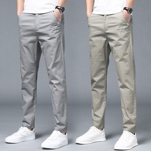 men's pants 2021 summer business casual straight autumn middle aged man cotton black work lightweight long trousers
men's pants 2021 summer business casual straight autumn middle aged man cotton black work lightweight long trousers