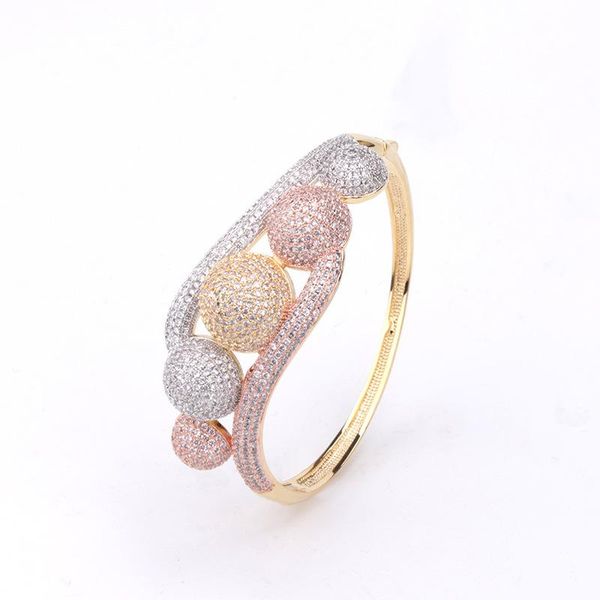bangle european and american personality fashion three-color ring planet-shaped bracelet full of zircon ladies set, Black
bangle european and american personality fashion three-color ring planet-shaped bracelet full of zircon ladies set, Black