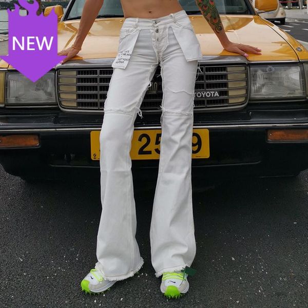 pocket wide leg long denim pants 2021 autumn fashion casual white patchwork tassel women's jeans high waist, Blue
pocket wide leg long denim pants 2021 autumn fashion casual white patchwork tassel women's jeans high waist, Blue