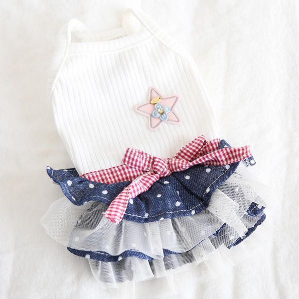 dog apparel lace bow striped grid dress pet products summer 100% cotton clothing for dogs chihuahua teddy puppy clothes 2021
dog apparel lace bow striped grid dress pet products summer 100% cotton clothing for dogs chihuahua teddy puppy clothes 2021