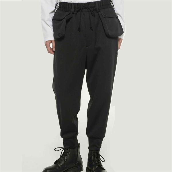 men's pants spring and autumn style with multiple pockets elastic waist personality black sports pencil
men's pants spring and autumn style with multiple pockets elastic waist personality black sports pencil