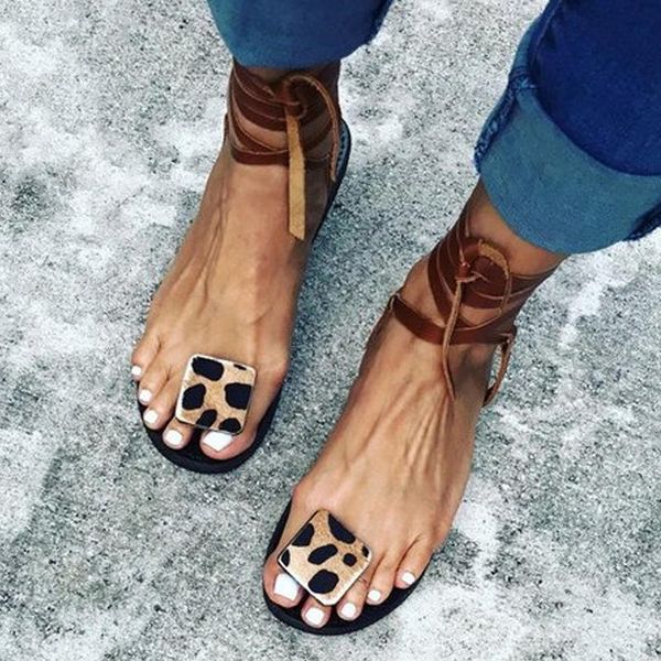 summer women strap sandals flats open toe leopard rome beach plus size 35-43 drop, Black
summer women strap sandals flats open toe leopard rome beach plus size 35-43 drop, Black