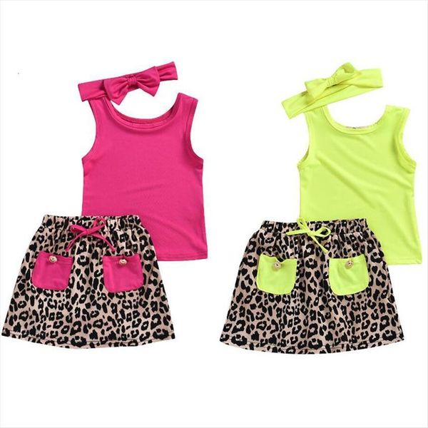 baby summer clothing newborn girl outfit vest fluorescence t shirt leopard dress skirt headband 3pcs clothes, White
baby summer clothing newborn girl outfit vest fluorescence t shirt leopard dress skirt headband 3pcs clothes, White