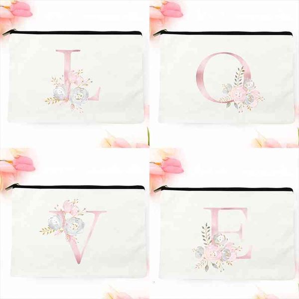 fashion floral alphabet cosmetic cases bags white cloth zipper pouch makeup toiletry travel canvas bag personality name letter
fashion floral alphabet cosmetic cases bags white cloth zipper pouch makeup toiletry travel canvas bag personality name letter