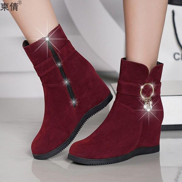 boots winter shoes women 2021 solid zipper snow warm plush wedges woman ankle female botas mujer, Black
boots winter shoes women 2021 solid zipper snow warm plush wedges woman ankle female botas mujer, Black