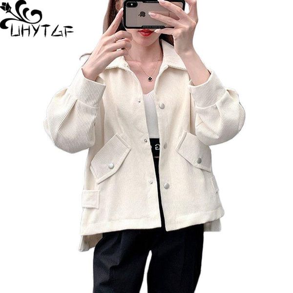 women's jackets uhytgf corduroy women jacket fashion pocket single breasted loose plus size elegant student thin spring autumn coat 150, Black;brown
women's jackets uhytgf corduroy women jacket fashion pocket single breasted loose plus size elegant student thin spring autumn coat 150, Black;brown
