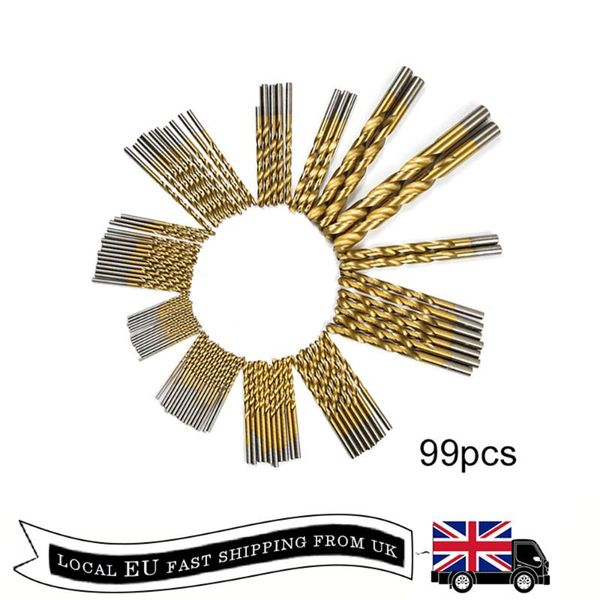 professional drill bits xcan 99pcs/set titanium coated hss high speed steel bit set tool 1.5mm - 10mm twist
professional drill bits xcan 99pcs/set titanium coated hss high speed steel bit set tool 1.5mm - 10mm twist