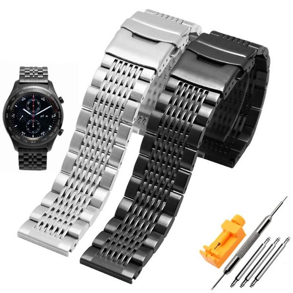 watch bands stainless steel bracelet 24mm mens watches strap solid metalwatch band 22mm 316l double safety buckle, Black;brown
watch bands stainless steel bracelet 24mm mens watches strap solid metalwatch band 22mm 316l double safety buckle, Black;brown