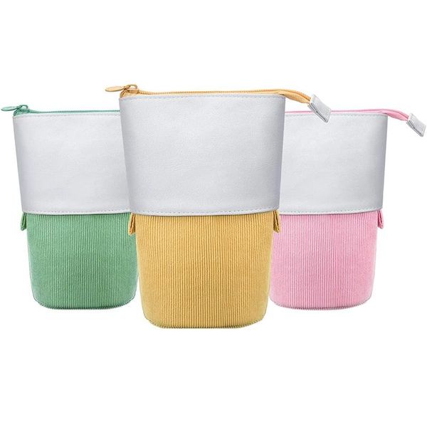 pieces pencil case holder canvas dual-use -up stand bags for school office college
pieces pencil case holder canvas dual-use -up stand bags for school office college