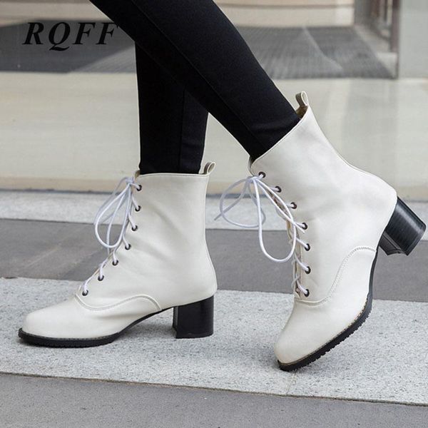 boots black red autumn ankle womens plus big size fashion square med heel shoes woman lace up handmade white 10 12 solid pu
boots black red autumn ankle womens plus big size fashion square med heel shoes woman lace up handmade white 10 12 solid pu
