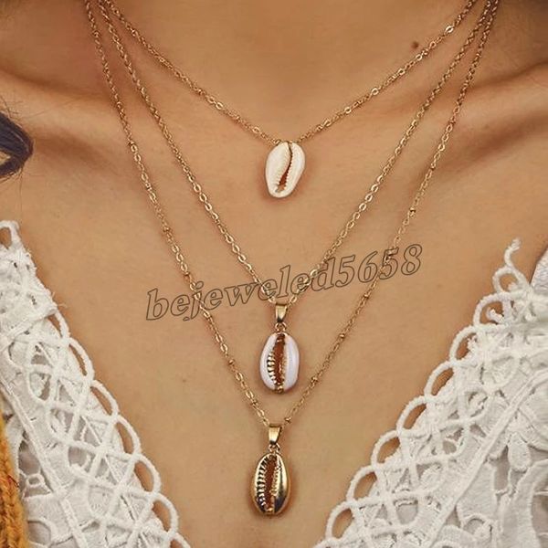 2022 punk metal multi-layers shell pendant necklace summer beach choker jewelry, Golden;silver
2022 punk metal multi-layers shell pendant necklace summer beach choker jewelry, Golden;silver