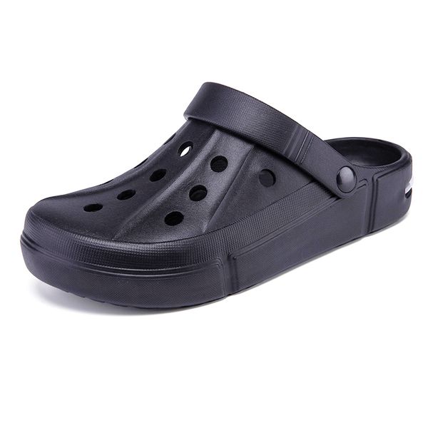 outdoor lawn take a walk men women colorful slippers shower room indoor sandy beach hole shoes soft bottom sandals, Black
outdoor lawn take a walk men women colorful slippers shower room indoor sandy beach hole shoes soft bottom sandals, Black