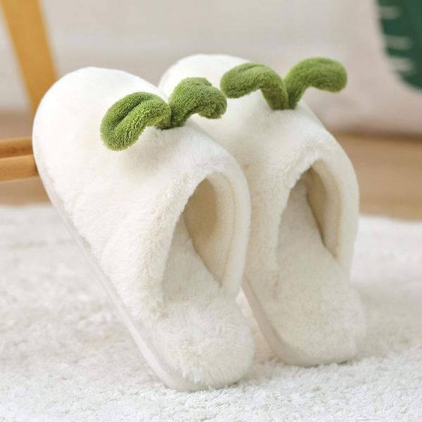 fur slippers for women designer cute plant female fashion soft cozy white non slip home shoes, Black
fur slippers for women designer cute plant female fashion soft cozy white non slip home shoes, Black
