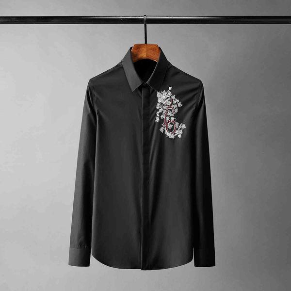 tee polo shirt shirt shirt rose embroidery mens luxury long sleeve casual black white man plus size 4xl slim fit party male shirts, White;black
tee polo shirt shirt shirt rose embroidery mens luxury long sleeve casual black white man plus size 4xl slim fit party male shirts, White;black