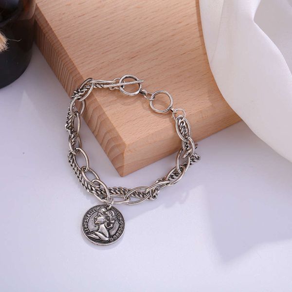 hand catenary hip hop style simple personality multi-layer bracelet make old street racket fashion hand adornment trendy female, Golden;silver
hand catenary hip hop style simple personality multi-layer bracelet make old street racket fashion hand adornment trendy female, Golden;silver