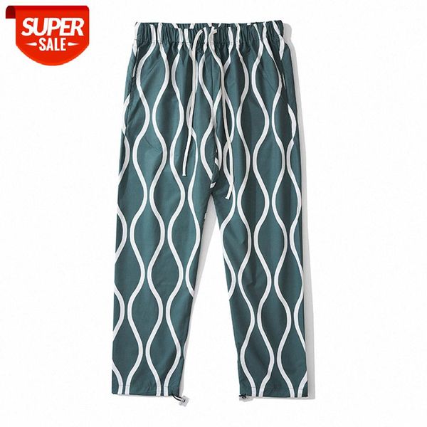 wave line printing casual trousers men's wind loose drawstring pants elastic waist straight #mp53, Black
wave line printing casual trousers men's wind loose drawstring pants elastic waist straight #mp53, Black