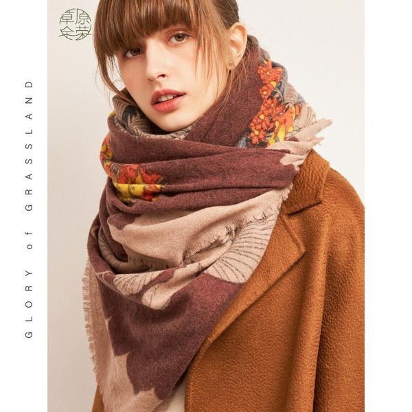 ethnic clothing turbans autumn and winter women's wool printed square scarf warm shawl floral fashion cloak, Red
ethnic clothing turbans autumn and winter women's wool printed square scarf warm shawl floral fashion cloak, Red