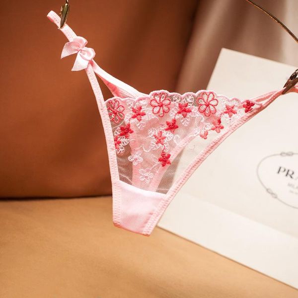 women's panties beautiful embroidery transparent mesh thong thin summer with cutout cool g-strings sensual female underwear, Black;pink
women's panties beautiful embroidery transparent mesh thong thin summer with cutout cool g-strings sensual female underwear, Black;pink