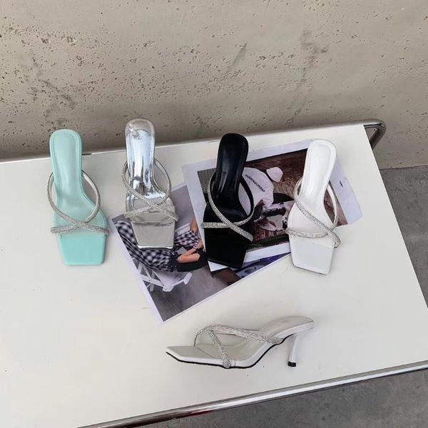 slippers rhinestone women cross strap thin high heels ladies sandals slides pumps elegant casual summer shoes, Black
slippers rhinestone women cross strap thin high heels ladies sandals slides pumps elegant casual summer shoes, Black