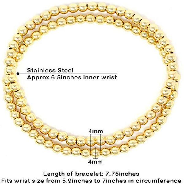 chokers gold silver black women teen fashion color 2pcs set bracelets natural bead ccb ball stretchable elastic bracelet gift, Golden;silver
chokers gold silver black women teen fashion color 2pcs set bracelets natural bead ccb ball stretchable elastic bracelet gift, Golden;silver
