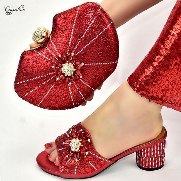 dress shoes red women pumps with bag high heel slippers matching purse handbag set african ladies sandals pantuflas sac 928-7 7.5cm, Black
dress shoes red women pumps with bag high heel slippers matching purse handbag set african ladies sandals pantuflas sac 928-7 7.5cm, Black