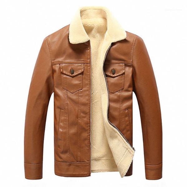 men's fur & faux autumn winter leather jacket clothing lapel fashion slim locomotive pu plus down coat, Black
men's fur & faux autumn winter leather jacket clothing lapel fashion slim locomotive pu plus down coat, Black