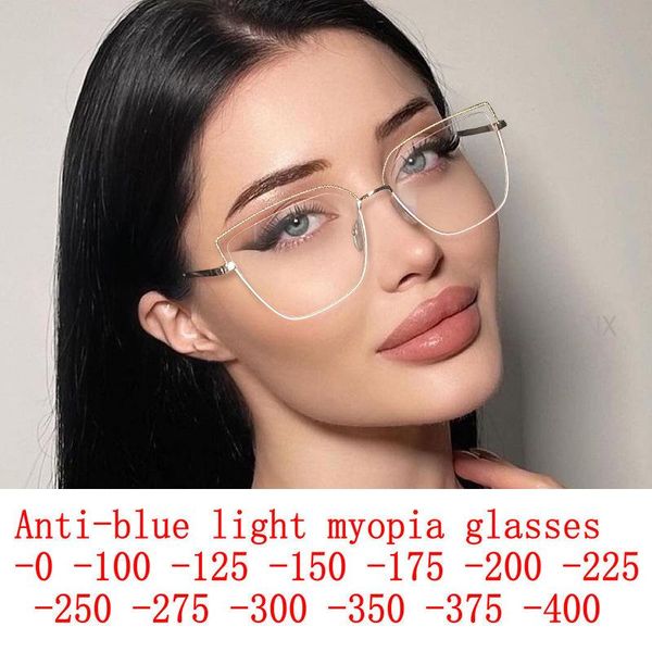 sunglasses 2021 fashion cat eye myopia glasses for women retro metal ladies blue light eyeglasses frame anti-fatigue computer nx, White;black
sunglasses 2021 fashion cat eye myopia glasses for women retro metal ladies blue light eyeglasses frame anti-fatigue computer nx, White;black