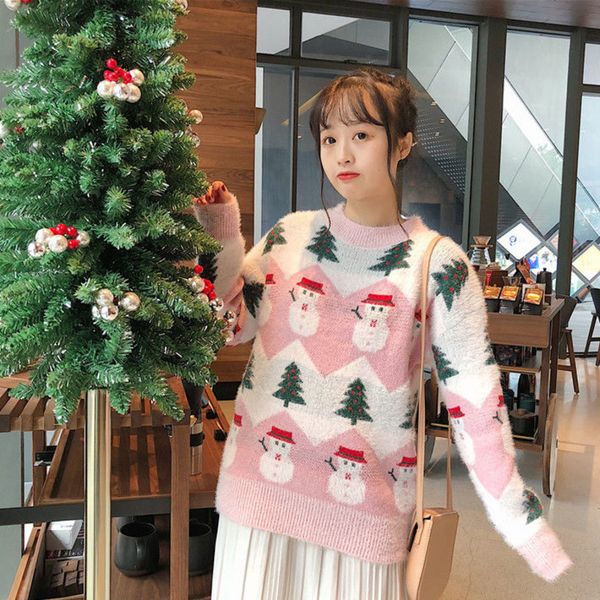 2021 autumn and winter printed christmas sweater women korean version loose hooded sweet sweater student trendy fashion women, White;black
2021 autumn and winter printed christmas sweater women korean version loose hooded sweet sweater student trendy fashion women, White;black